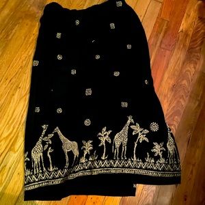 Vintage Animal Print Skirt